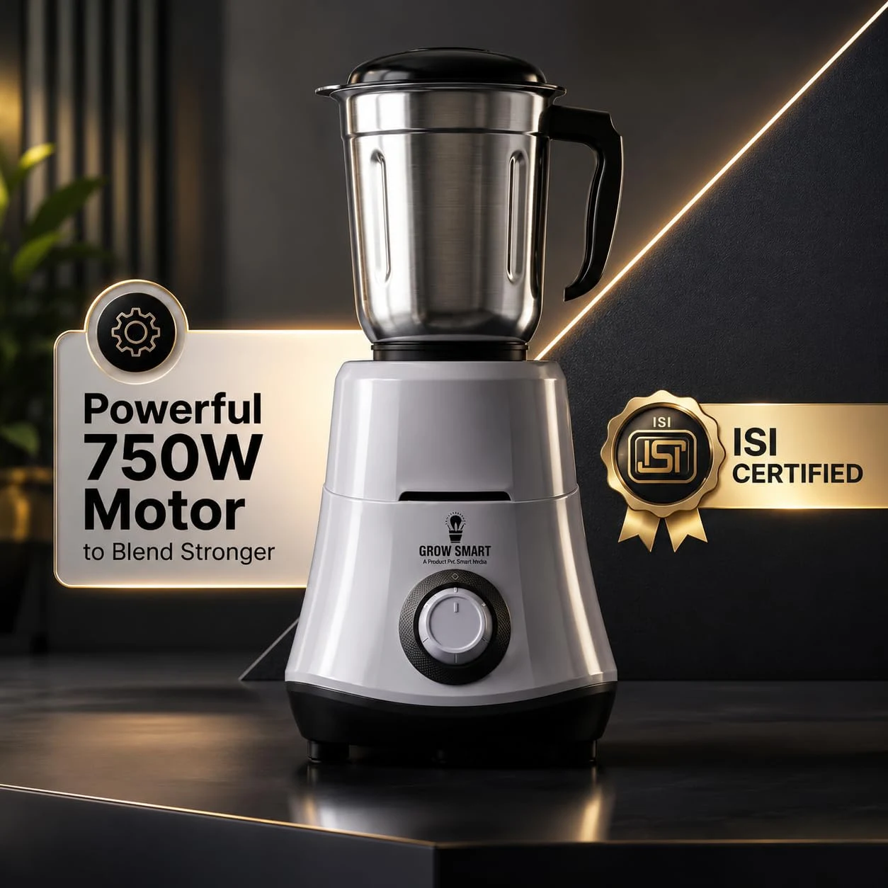 HydroGrind Powerful 750 W Juicer Mixer Grinder For Kitchen 3 Jars (3 Stainless Steel) Mixie For Mixing Grinding Juicing 4 Years Warranty (Grey Black) Hands-On Testing Review (2026): Is It Worth Buying?